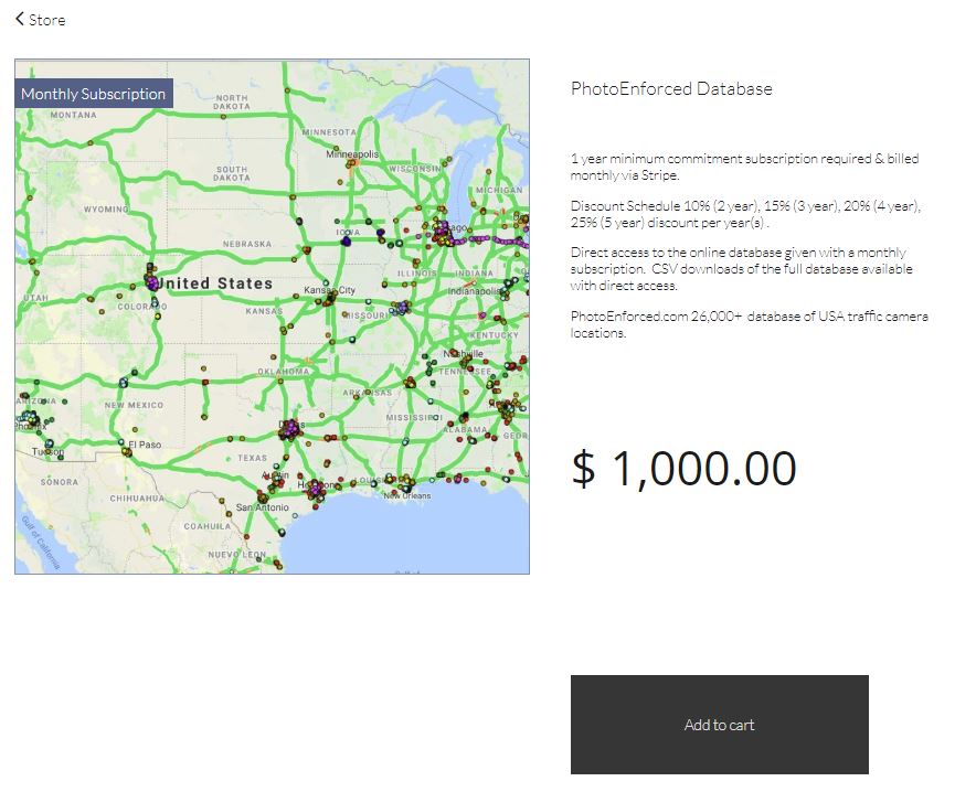 Photo Enforced Syndicated Maps Data Marketplace